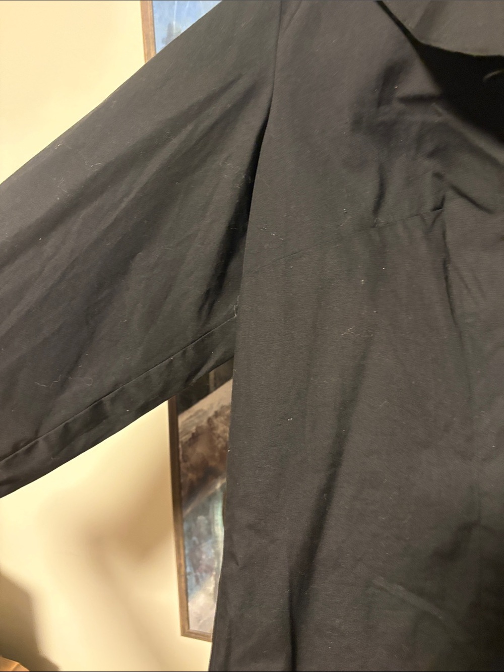Rafaella Black Ruffle Front Button Blouse - Picture 3 of 5